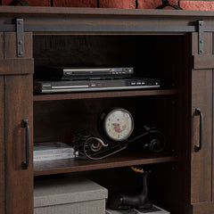 TV Stand for TVs up to 60" Brings Style and Ample Storage To Any Living Space Six Adjustable Shelves