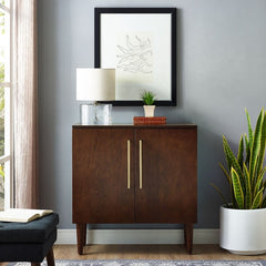 Console Cabinet Perfect Solution to your Small Space Storage Needs The Mid-Century Modern Design Compliment