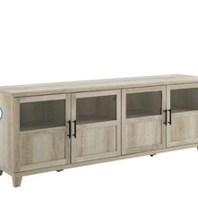 White Oak Timpson TV Stand for TVs up to 80 Made From Engineered Wood
