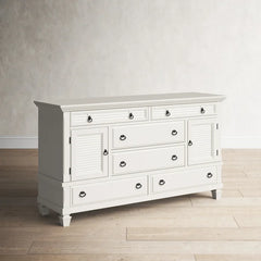 Fabela 6 Drawer 62'' W Solid Wood Combo Dresser