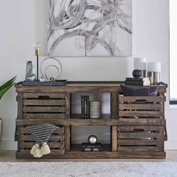 Farish 4 Drawer 65'' W Solid Wood Dresser Perfect Organize