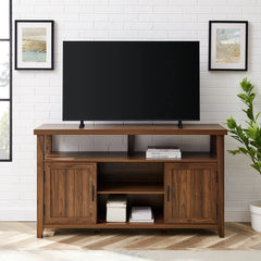 Dark Walnut Favio TV Stand for TVs up to 65" Classic Frame Appeals