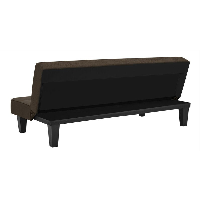 Fayetteville Twin 69'' Wide Tufted Back Convertible Sofa