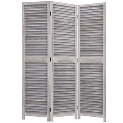 3 - Panel Solid Wood Folding Room Divider Bring Style and Rustic Decor To your Home with this 3 Panel Distressed Woven Folding Room Divider