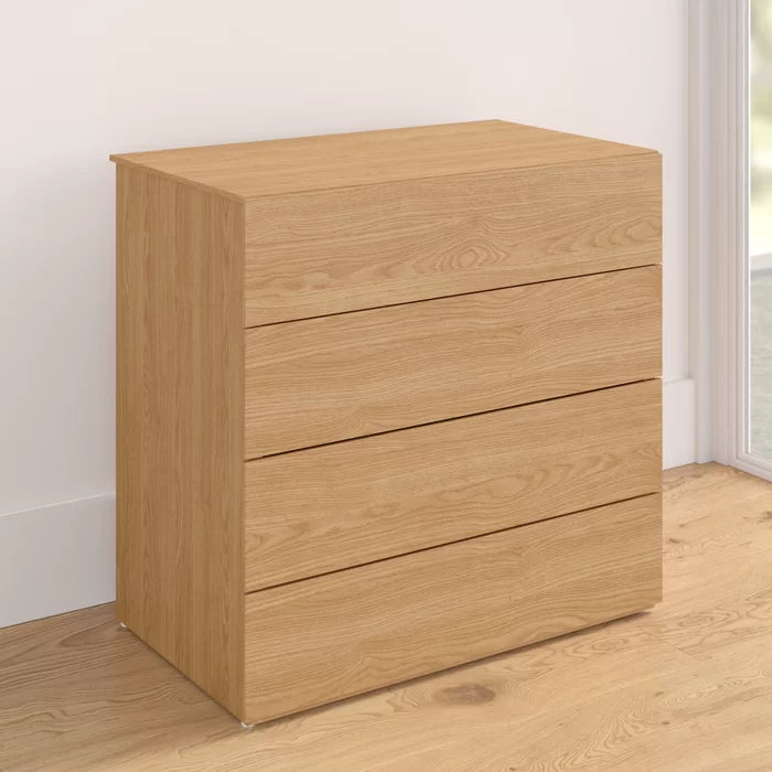 Fernon 4 Drawer Solid Wood Dresser Offer Plenty Storage Space