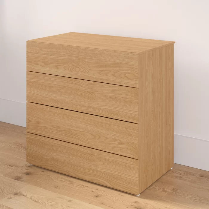 Fernon 4 Drawer Solid Wood Dresser Offer Plenty Storage Space