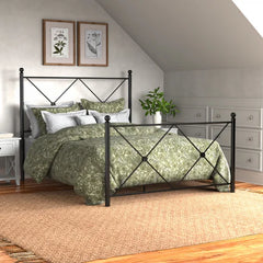 Fernwood Queen Low Profile Standard Bed Double X-head and Footboard