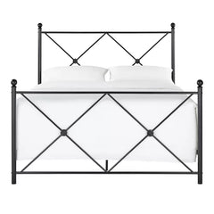 Fernwood Queen Low Profile Standard Bed Double X-head and Footboard