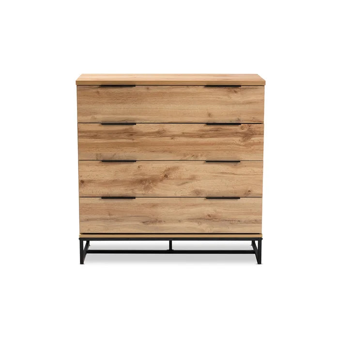 Ferrier 4 Drawer 38.58'' W Chest Modern and Contemporary Industrial Dresser