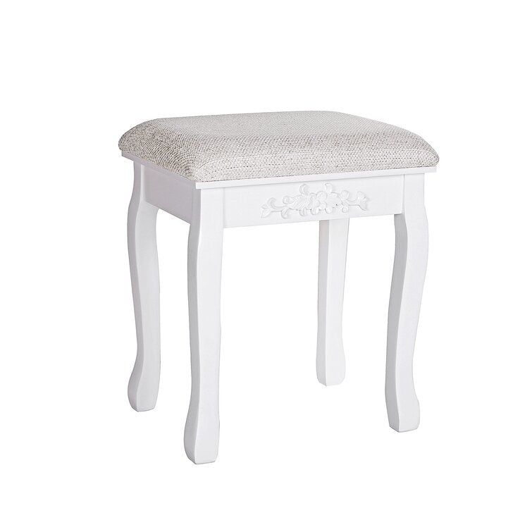 Fidel 31.5'' Wide Vanity Set with Stool and Mirror