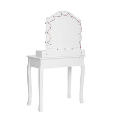 Fidel 31.5'' Wide Vanity Set with Stool and Mirror