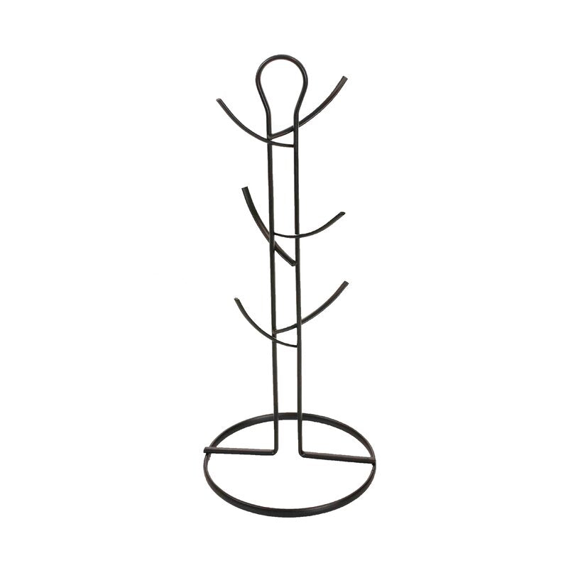 6 Hook Mug Tree Simple Storage Solution to Display your Collection