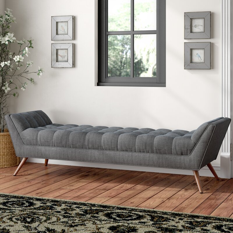Fiske Upholstered Bench Artfully Designed Collection