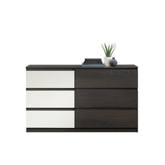Charcoal Ash 6 Drawer 55.16'' W Dresser Create the Storage Options your Bedroom Needs While Adding A Touch of Contemporary Style and Design