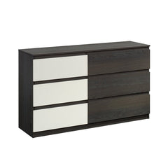 Charcoal Ash 6 Drawer 55.16'' W Dresser Create the Storage Options your Bedroom Needs While Adding A Touch of Contemporary Style and Design