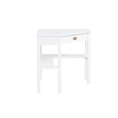 Solid Wood Flaviana Corner Desk with Keyboard Tray Perfect for Corner Space