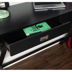 Black Flaviana Writing Desk Made from Solid and Engineered Wood