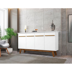 White Fleischman 62.99'' Wide Sideboard