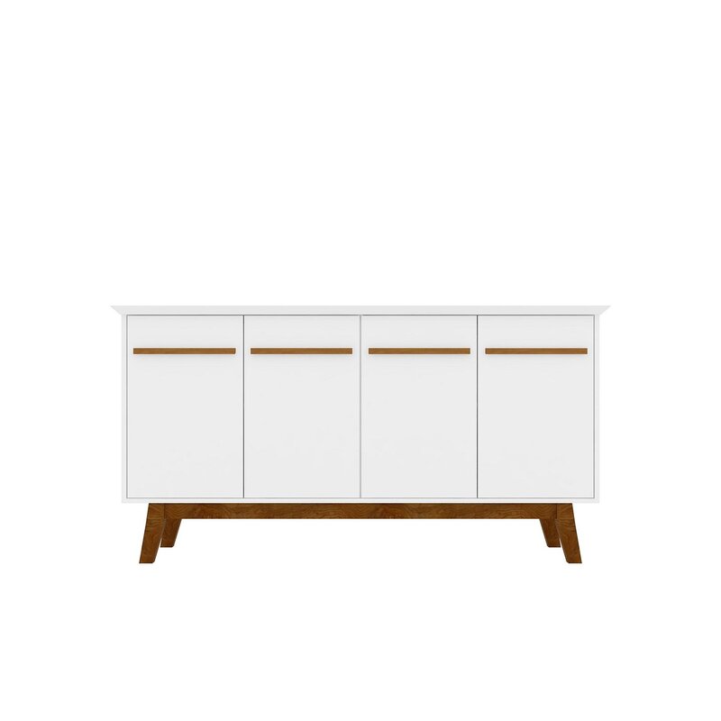 White Fleischman 62.99'' Wide Sideboard
