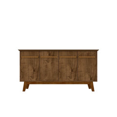 Rustic Brown 62.99'' Wide Sideboard Gives you Plenty of Storage and Mid-Century Modern Style in your Dining Room or Living Room
