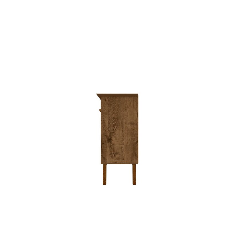 Rustic Brown 62.99'' Wide Sideboard Gives you Plenty of Storage and Mid-Century Modern Style in your Dining Room or Living Room