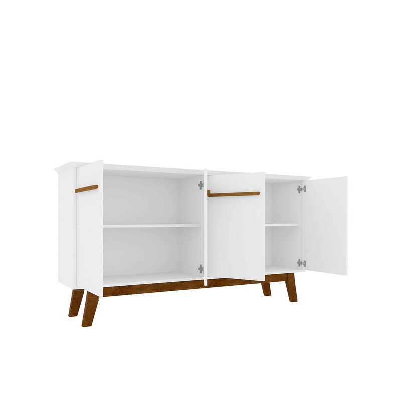 White Fleischman 62.99'' Wide Sideboard