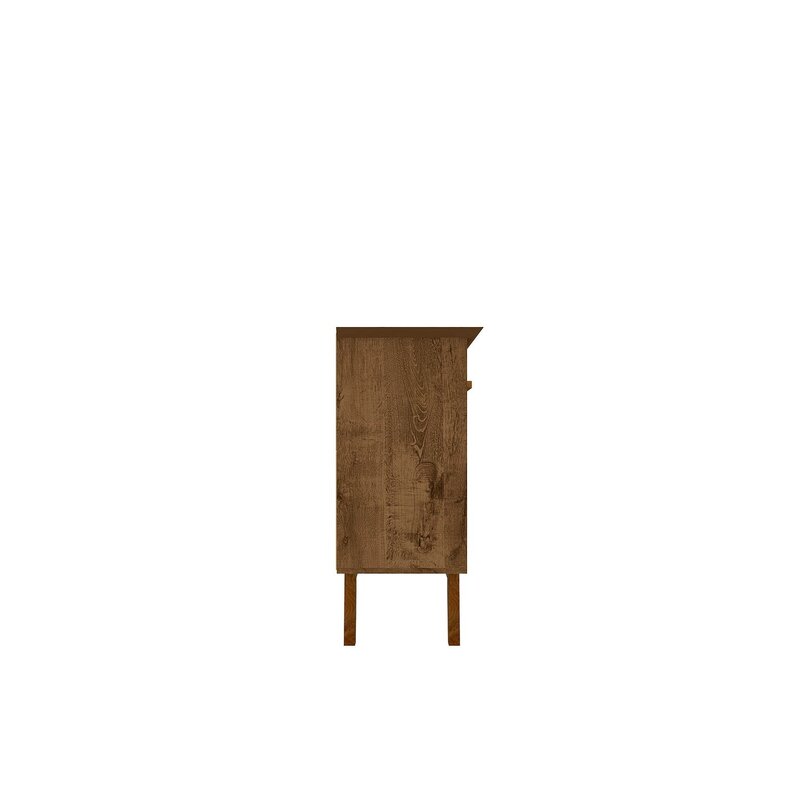 Rustic Brown 62.99'' Wide Sideboard Gives you Plenty of Storage and Mid-Century Modern Style in your Dining Room or Living Room