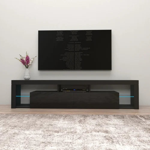 Floating Milano TV Stand for TVs up to 90" Clean Lined Rectangular Silhouette