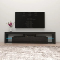 Floating Milano TV Stand for TVs up to 90" Clean Lined Rectangular Silhouette
