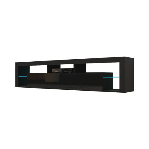 Floating Milano TV Stand for TVs up to 90" Clean Lined Rectangular Silhouette