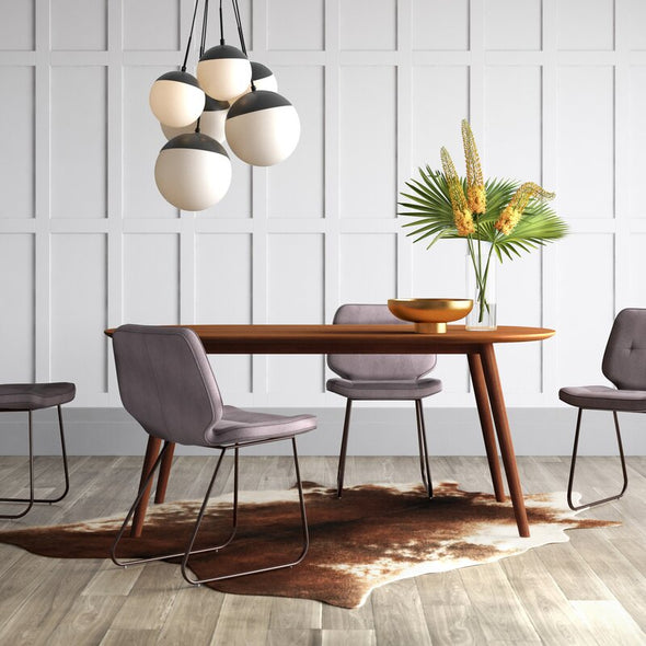Flournoy 71'' Solid Oak Dining Table Natural Oak On-Trend Scandi-Inspired Appeal
