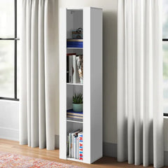 White 67'' H x 15.75'' W Standard Bookcase Perfect For Bedrooms, And Living Rooms