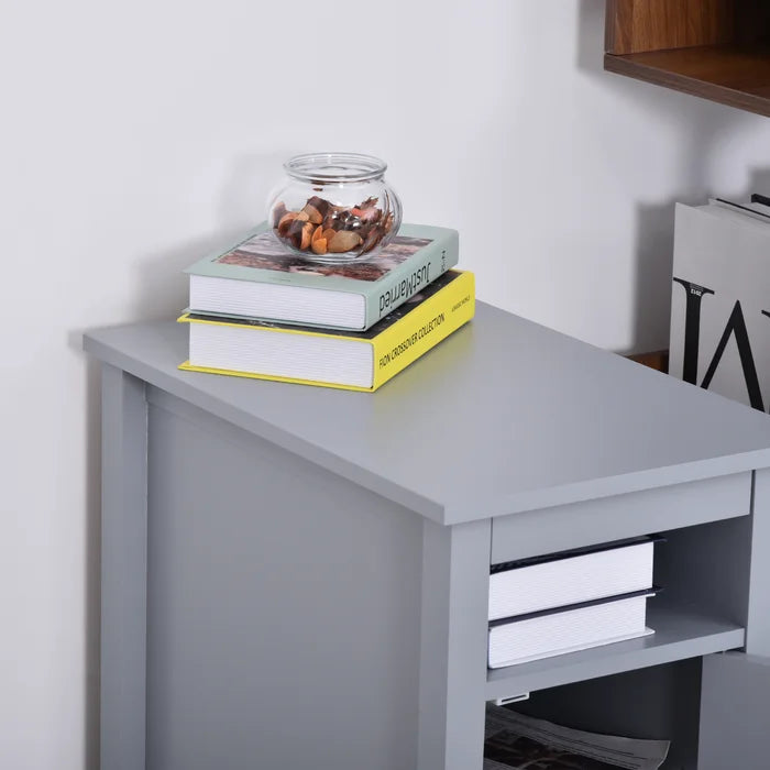 Franta 25.25'' Tall Nightstand in Gray Modern Elegant Nightstand
