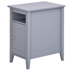 Franta 25.25'' Tall Nightstand in Gray Modern Elegant Nightstand