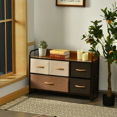Frazeysburg 5 Drawer 34.5'' W Double Dresser Indoor Aesthetic Design