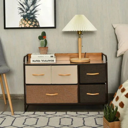 Frazeysburg 5 Drawer 34.5'' W Double Dresser Indoor Aesthetic Design