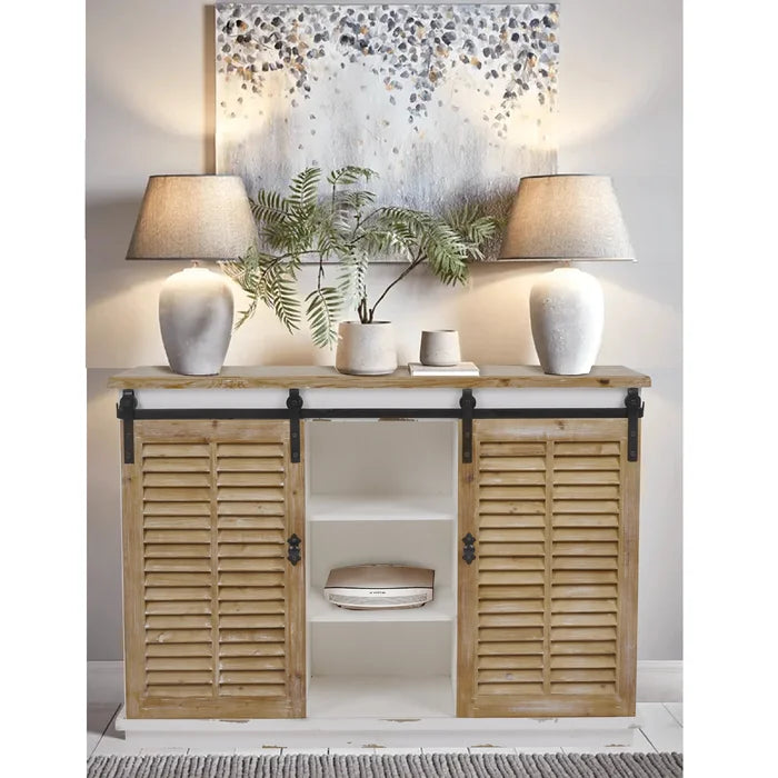 Fredner 32'' Tall 2 - Door Accent Cabinet Perfect Addition to your Farmhouse Decor