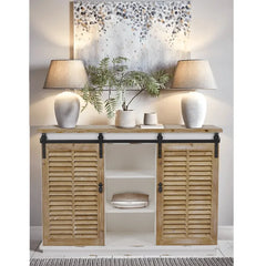 Fredner 32'' Tall 2 - Door Accent Cabinet Perfect Addition to your Farmhouse Decor