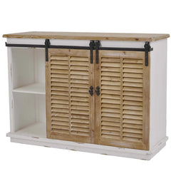 Fredner 32'' Tall 2 - Door Accent Cabinet Perfect Addition to your Farmhouse Decor