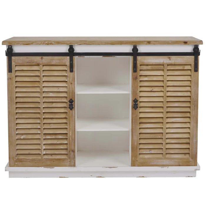 Fredner 32'' Tall 2 - Door Accent Cabinet Perfect Addition to your Farmhouse Decor