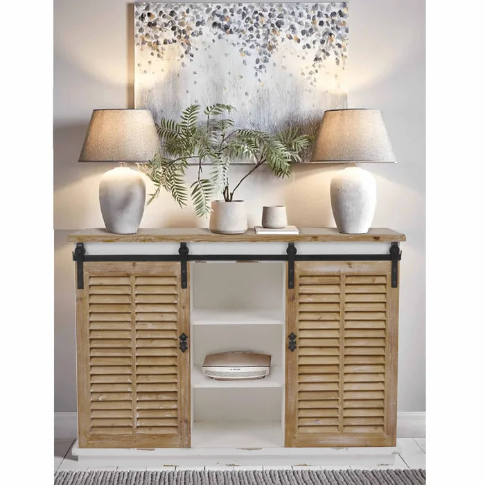 Fredner 32'' Tall 2 - Door Accent Cabinet Perfect Addition to your Farmhouse Decor