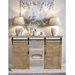 Fredner 32'' Tall 2 - Door Accent Cabinet Perfect Addition to your Farmhouse Decor