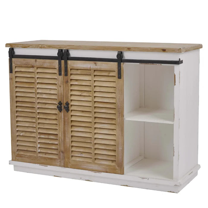 Fredner 32'' Tall 2 - Door Accent Cabinet Perfect Addition to your Farmhouse Decor