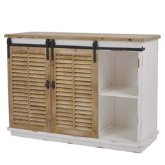 Fredner 32'' Tall 2 - Door Accent Cabinet Perfect Addition to your Farmhouse Decor