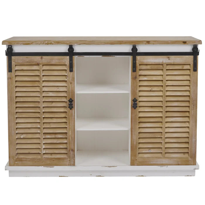 Fredner 32'' Tall 2 - Door Accent Cabinet Perfect Addition to your Farmhouse Decor