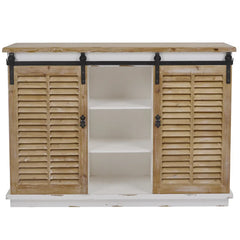 Fredner 32'' Tall 2 - Door Accent Cabinet Perfect Addition to your Farmhouse Decor