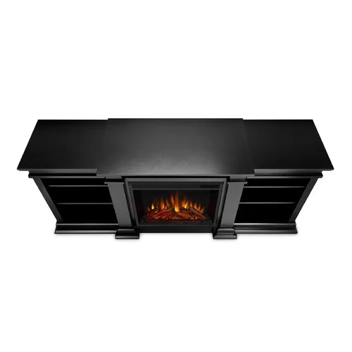 Fresno TV Stand for TVs up to 78" with Fireplace Included Adjustable Shelves