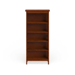 Contemporary Oak Solid Wood Media Shelf Perfect Venue for Neatly Organizing Media and Books