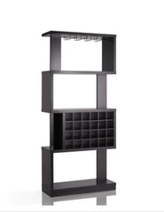 4-tier Bar Cabinet with 24-Bottle Wine Rack Perfect for Wine Orgnaize