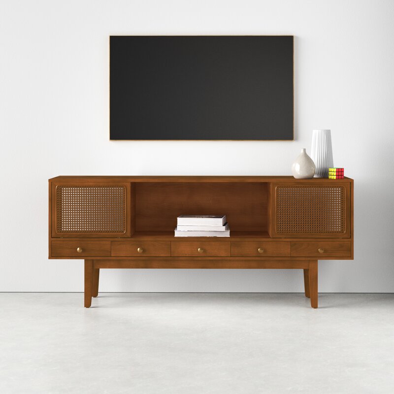 TV Stand for TVs up to 70" Give your Living Room or Den Some Mid-Century Modern